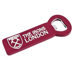 West Ham United FC The Irons London Crest Bottle Opener Fridge Magnet in Maroon - thumbnail 2