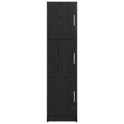 Berkfield Home Black Oak Sideboard Black Oak MDF & Wood Veneer Medium - thumbnail 4