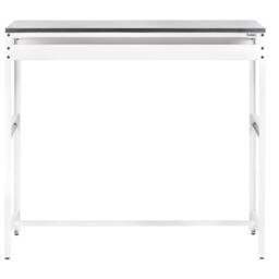 Wyld and Coco Outdoor Bar Table White Stainless Steel Top UV Resistant Steel W40cm - thumbnail 3