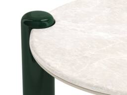 Vente-unique Marble & MDF Coffee Table - Beige & Green - NARODI in White - thumbnail 6