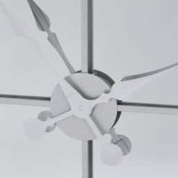 Love Lace Celina Mirrored Wall Clock in Silver - thumbnail 5