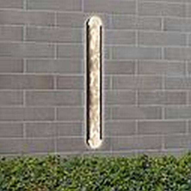 ENER-J Acrylic LED Wall Light 1000mm 42W CCT Black in White - image 1