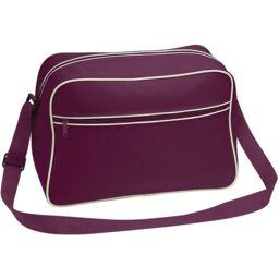 Bagbase Retro 18L Shoulder Bag in Burgundy