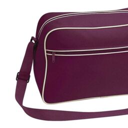 Bagbase Retro 18L Shoulder Bag in Burgundy - thumbnail 2
