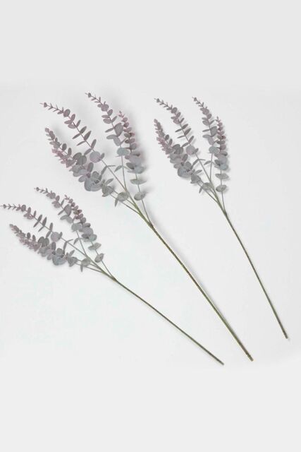 Homescapes Eucalyptus Spray Set of 3 Stem 71cm in Green - image 1