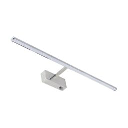 CGC Lighting 'Mills' Chrome IP44 Bathroom Over Mirror Wall Light 8W With Switch in Silver - thumbnail 2