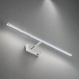 CGC Lighting 'Mills' Chrome IP44 Bathroom Over Mirror Wall Light 8W With Switch in Silver - thumbnail 1