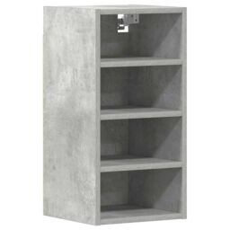 Berkfield Home Hanging Cabinet Concrete Grey 30x29.5x60 cm Engineered Wood - thumbnail 2