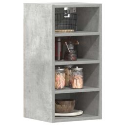 Berkfield Home Hanging Cabinet Concrete Grey 30x29.5x60 cm Engineered Wood - thumbnail 1