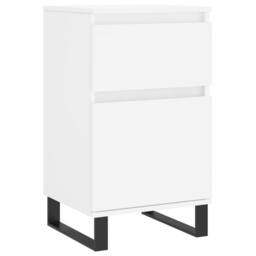 Berkfield Home Sideboards 2 pcs White 40x35x70 cm Engineered Wood - Size: 40 x 35 x 70 cm - thumbnail 5