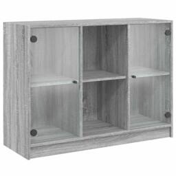 Berkfield Home Sideboard Grey Sonoma 102x37x75.5 cm Engineered Wood - thumbnail 3