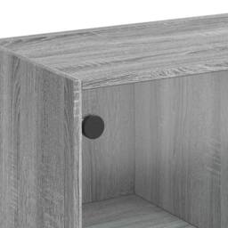 Berkfield Home Sideboard Grey Sonoma 102x37x75.5 cm Engineered Wood - thumbnail 9