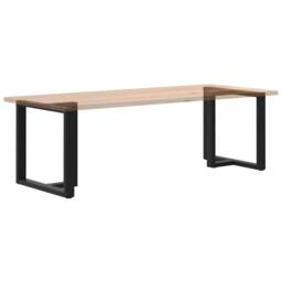 Berkfield Home Dining Table Legs T-Shaped¬†2 pcs Black 70x35x(72-73) cm Steel - thumbnail 7