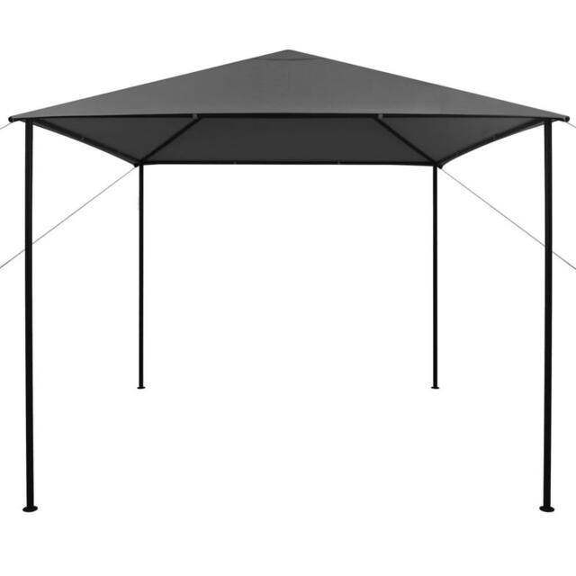 Berkfield Home Gazebo 3x3 m Anthracite Fabric & Steel 180 g/m ² in Dark Grey - image 1