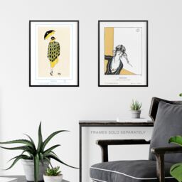Artery8 Wall Art Print French Fashion Art Nouveau Vintage 1920s Paris Set Of 3 s Bathroom Bedroom Aesthetic Dressing Room A4 - thumbnail 6