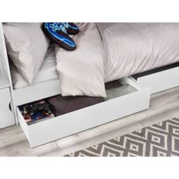 Cheshire Pine Staircase Bunk All White - Single (90cm) - thumbnail 7