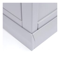 Cabinet Bits Rocca 4 Drawer Chest of Drawers Brass Knob in Grey - thumbnail 6