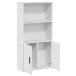 Berkfield Home Bookcase White 60x24x120 cm Engineered Wood - Size: 60 x 24 x 120 cm - thumbnail 7