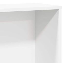 Berkfield Home Bookcase White 60x24x120 cm Engineered Wood - Size: 60 x 24 x 120 cm - thumbnail 8