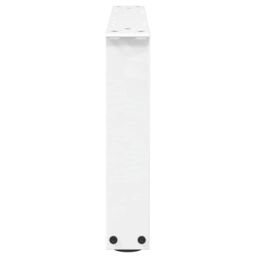 Berkfield Home Dining Table Legs V-Shape 2 pcs White 60x(30-31.3) cm Steel - thumbnail 6