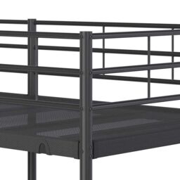 Berkfield Home Bunk Bed without Mattress Black 90x200 cm Steel - thumbnail 8
