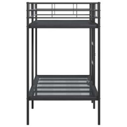 Berkfield Home Bunk Bed without Mattress Black 90x200 cm Steel - thumbnail 6