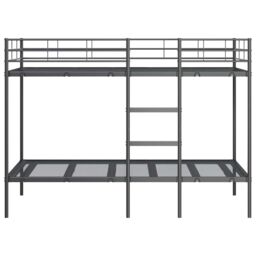 Berkfield Home Bunk Bed without Mattress Black 90x200 cm Steel - thumbnail 5