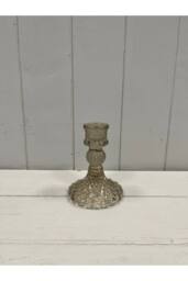 KDMD Smokey Brown Glass Candle Holder - 10mm - thumbnail 1