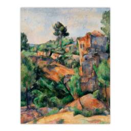 Artery8 Paul Cezanne Framed Wall Art Print Bibemus Quarry Cubist Landscape - Size: A4 - thumbnail 3
