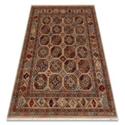 RugsX Wool Keshan Rug in Beige - Size: 80 cm x 145 cm - thumbnail 1