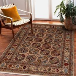 RugsX Wool Keshan Rug in Beige - Size: 80 cm x 145 cm - thumbnail 4