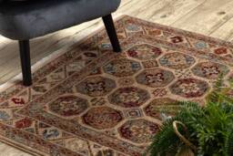 RugsX Wool Keshan Rug in Beige - Size: 80 cm x 145 cm - thumbnail 5
