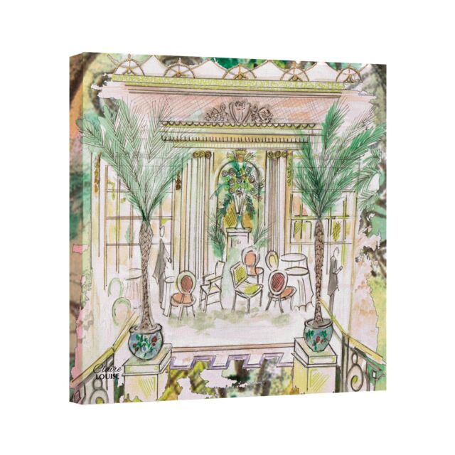 "Claire Louise Afternoon Tea at The Ritz Canvas Print - Size: W30"" x H30"""