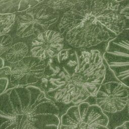 Furn Picking Patch Embroidered Velvet Cushion in Green - Size: 45 cm x 45 cm - thumbnail 3