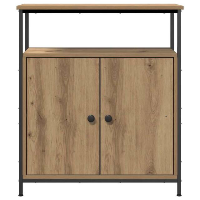 Berkfield Home Sideboard Artisan Oak 70x30x80 cm Engineered Wood in Brown - Size: 70 x 30 x 80 cm - image 1