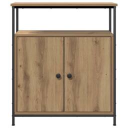 Berkfield Home Sideboard Artisan Oak 70x30x80 cm Engineered Wood in Brown - Size: 70 x 30 x 80 cm - thumbnail 1