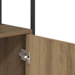 Berkfield Home Sideboard Artisan Oak 70x30x80 cm Engineered Wood in Brown - Size: 70 x 30 x 80 cm - thumbnail 7