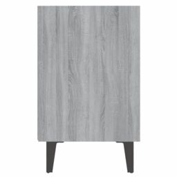 Berkfield Home Bed Cabinet with Metal Legs Grey Sonoma 40x30x50 cm - Size: 40 x 30 x 50 cm - thumbnail 5