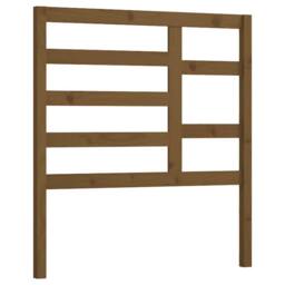 Berkfield Home Beautiful Bed Headboard Honey Brown 106x4x104 cm Solid Wood Pine - Size: 106 x 4 x 104 cm - thumbnail 3