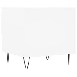 Berkfield Home Modern Coffee Tables 2 pcs White 50x46x50 cm Engineered Wood - Size: 50 x 46 x 50 cm - thumbnail 9