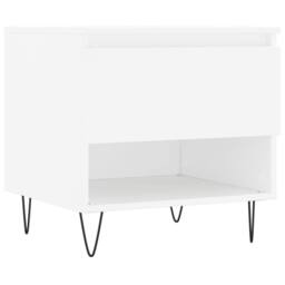 Berkfield Home Modern Coffee Tables 2 pcs White 50x46x50 cm Engineered Wood - Size: 50 x 46 x 50 cm - thumbnail 5