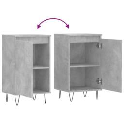 Berkfield Home Sideboard Concrete Grey 40x35x70 cm Engineered Wood - Size: 40 x 35 x 70 cm - thumbnail 9