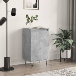 Berkfield Home Sideboard Concrete Grey 40x35x70 cm Engineered Wood - Size: 40 x 35 x 70 cm - thumbnail 2