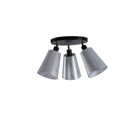 Netlighting Eva Ceiling Spotlight Clusters Silver 30.5cm 3x E27