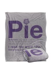 Supernatural Pie Officially Licensed Silky Touch Super Soft Throw Blanket 152x127 cm in White - thumbnail 2