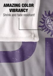 Supernatural Pie Officially Licensed Silky Touch Super Soft Throw Blanket 152x127 cm in White - thumbnail 4