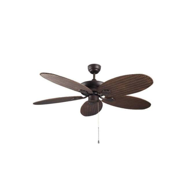 Netlighting Phuket Ceiling Fan Copper Brown