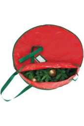 Netagon Seasonal Wreath Storage Bag 700x700x150mm in Red - thumbnail 1