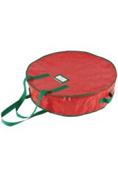 Netagon Seasonal Wreath Storage Bag 700x700x150mm in Red - thumbnail 3