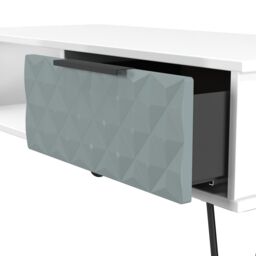 Ready Assembled 2 U Islay 1 Drawer Coffee Table (Ready Assembled) in Duck Egg Blue - thumbnail 6